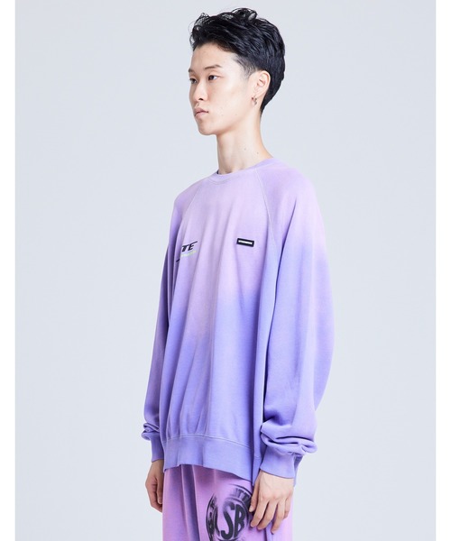 Little sunny bite(リトルサニーバイト)の「gradation logo sweat top(スウェット・レディース・パープル/ピンク/ブラック・SMALL/MEDIUM)」の15枚目の写真