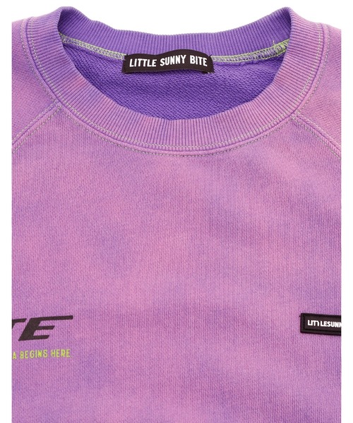 Little sunny bite(リトルサニーバイト)の「gradation logo sweat top(スウェット・レディース・パープル/ピンク/ブラック・SMALL/MEDIUM)」の17枚目の写真