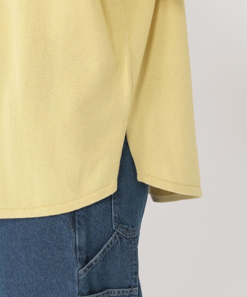 studio CLIP（スタディオクリップ）の「12ゲージラウンドヘムチュニック（ニット/セーター・レディース・ピンク/ネイビー/イエロー/オフホワイト・FREE）」の17枚目の写真