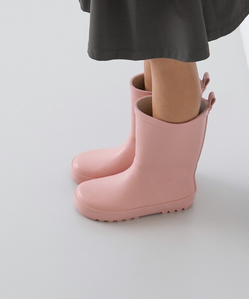 menue（メヌエ）の「キッズ レインブーツ（レインシューズ・キッズ・ネイビー/ミント/ラベンダー/ピンク/グレー・26/27/28/29/30/31/32/33/34/35）」の5枚目の写真