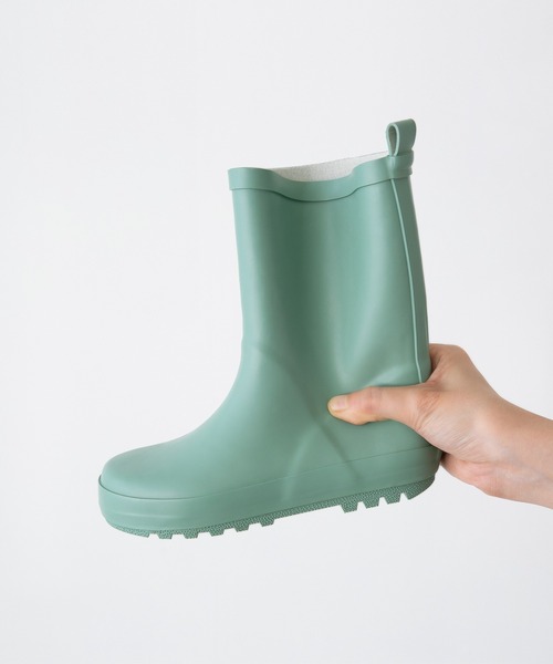 menue（メヌエ）の「キッズ レインブーツ（レインシューズ・キッズ・ネイビー/ミント/ラベンダー/ピンク/グレー・26/27/28/29/30/31/32/33/34/35）」の17枚目の写真