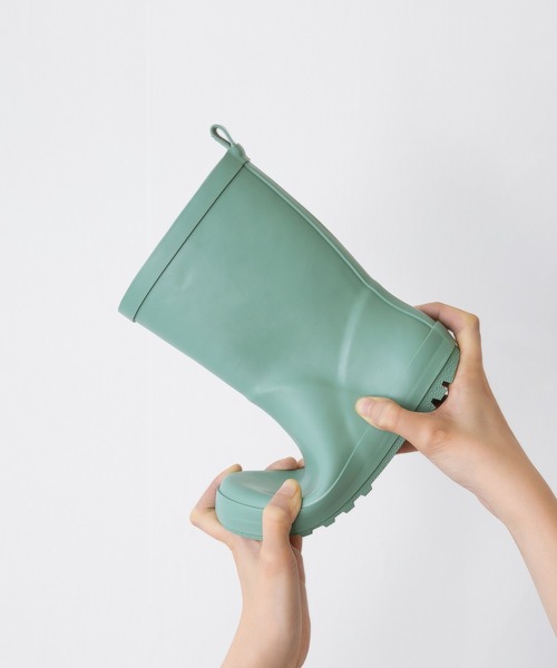 menue（メヌエ）の「キッズ レインブーツ（レインシューズ・キッズ・ネイビー/ミント/ラベンダー/ピンク/グレー・26/27/28/29/30/31/32/33/34/35）」の16枚目の写真