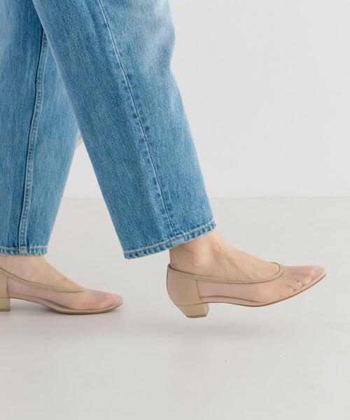 URBAN RESEARCH（アーバンリサーチ）の「『別注』『MADE IN JAPAN』 MILLIWM×URBAN RESEARCH　シアーパンプス（パンプス・レディース・ベージュ/ブラック・36/37/38）」の6枚目の写真