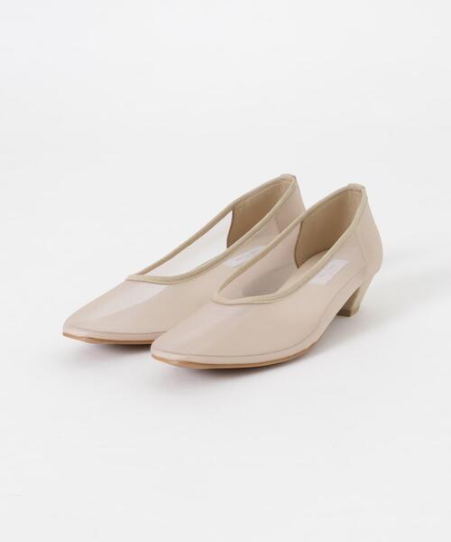 URBAN RESEARCH（アーバンリサーチ）の「『別注』『MADE IN JAPAN』 MILLIWM×URBAN RESEARCH　シアーパンプス（パンプス・レディース・ベージュ/ブラック・36/37/38）」の7枚目の写真