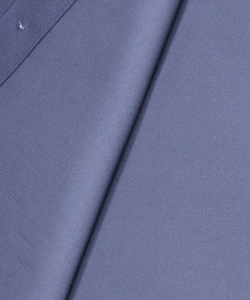 SITRY(シトリー)の「Amunzen Big Silhouette Shirt/UVカット 梨地 ビッグシルエット 半袖シャツ(シャツ/ブラウス・メンズ・ターコイズブルー/グレイッシュブルー/アイボリー/チャコール/グレイッシュベージュ/ブラック/オフホワイト/ダークグリーン・M/LL/L)」の16枚目の写真