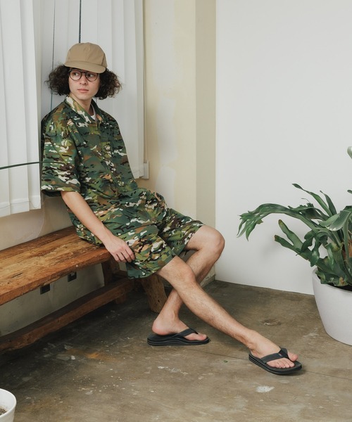 WILD THINGS(ワイルドシングス)の「WILD THINGS/ワイルドシングス PRINT SLANT S/S SHIRT シャツ(シャツ/ブラウス・メンズ・カモフラージュ/レオパード/その他・L/XL/M)」の13枚目の写真