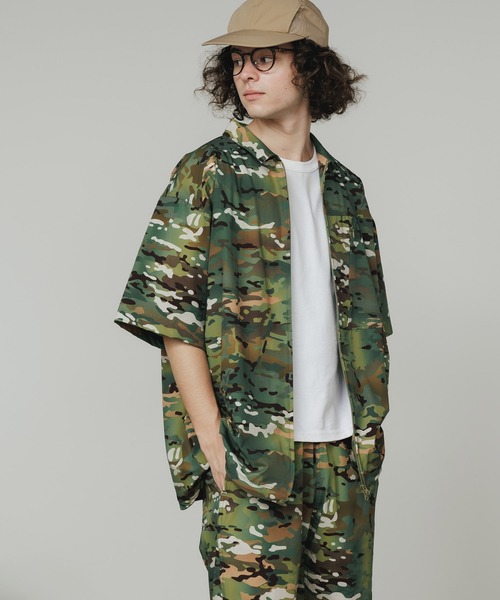 WILD THINGS(ワイルドシングス)の「WILD THINGS/ワイルドシングス PRINT SLANT S/S SHIRT シャツ(シャツ/ブラウス・メンズ・カモフラージュ/レオパード/その他・L/XL/M)」の12枚目の写真