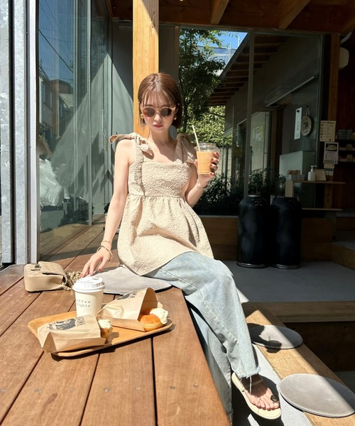 ORiental TRaffic by yuri（オリエンタルトラフィックバイユリ）の「ZOZOTOWN限定 メタルモチーフフラットサンダル 41290（サンダル・レディース・ベージュ/ブラック/ブラウン・M/S/LL/L）」の7枚目の写真