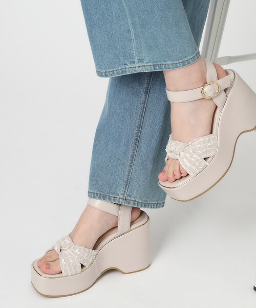 【セール】ムスビウェッジサンダル 24SS（サンダル）｜ESPERANZA（エスペランサ）