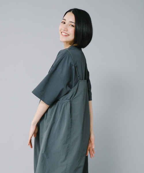 EKAL（エカル）の「『吸水速乾/UVカット』DRY OUT BIG S/S T-SHIRTS（Tシャツ/カットソー・レディース・ブラック/ブラウン系その他/オフホワイト/グレー・ONE）」の10枚目の写真