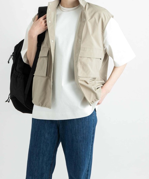 EKAL（エカル）の「『吸水速乾/UVカット』DRY OUT BIG S/S T-SHIRTS（Tシャツ/カットソー・レディース・ブラック/ブラウン系その他/オフホワイト/グレー・ONE）」の18枚目の写真