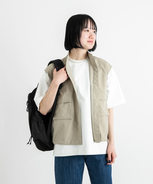 EKAL（エカル）の「『吸水速乾/UVカット』DRY OUT BIG S/S T-SHIRTS（Tシャツ/カットソー・レディース・ブラック/ブラウン系その他/オフホワイト/グレー・ONE）」の19枚目の写真