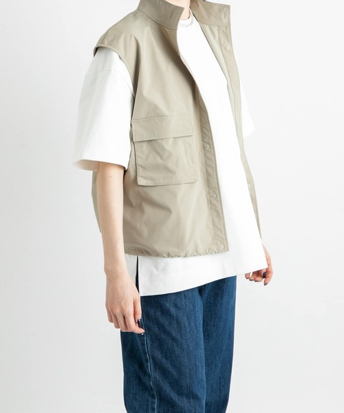 EKAL（エカル）の「『吸水速乾/UVカット』DRY OUT BIG S/S T-SHIRTS（Tシャツ/カットソー・レディース・ブラック/ブラウン系その他/オフホワイト/グレー・ONE）」の21枚目の写真