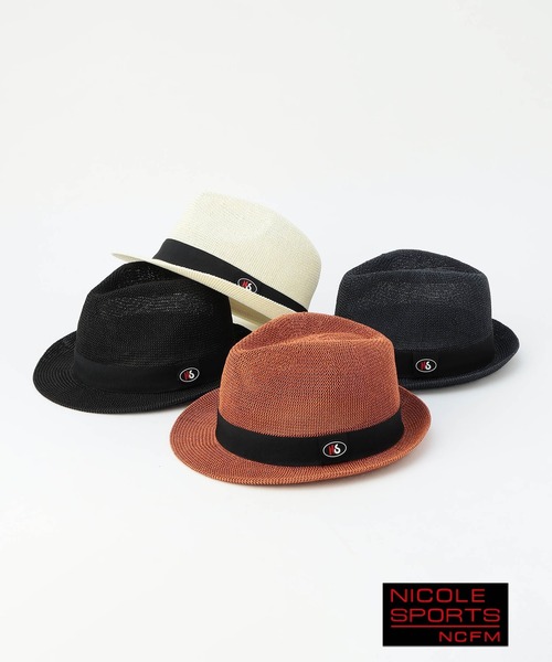 NICOLE CLUB FOR MEN（ニコルクラブフォーメン）の「【NICOLE SPORTS】ペーパーハット（ハット・メンズ・ブルー/オフホワイト/ブラック/レンガ・FREE）」の8枚目の写真