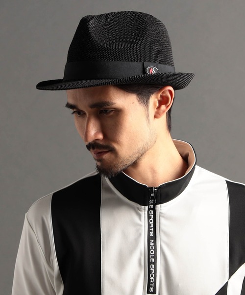NICOLE CLUB FOR MEN（ニコルクラブフォーメン）の「【NICOLE SPORTS】ペーパーハット（ハット・メンズ・ブルー/オフホワイト/ブラック/レンガ・FREE）」の10枚目の写真