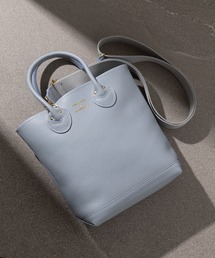 【YOUNG&OLSEN】EMBOSSED LEATHER HAVERSACK S
