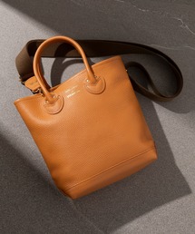 【YOUNG&OLSEN】EMBOSSED LEATHER HAVERSACK S