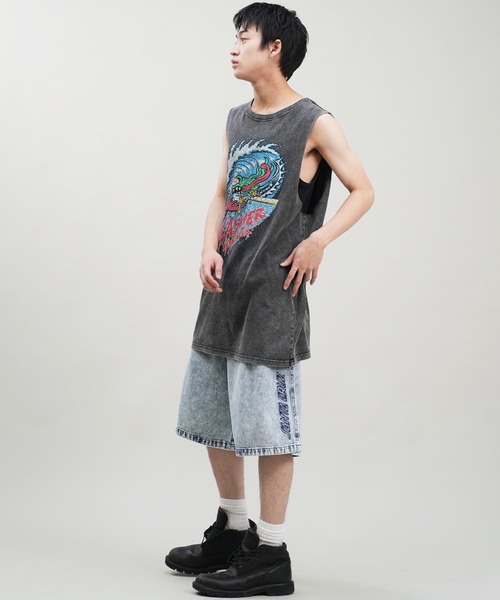 SANTA CRUZ(サンタクルーズ)の「【ムラサキスポーツ限定】SANTACRUZ/サンタクルーズ チノパンショーツ ひざ丈 502242503(チノパンツ・メンズ・ケミカルウォッシュ/ブラック系その他2/ブラック系その他・M/L)」の16枚目の写真