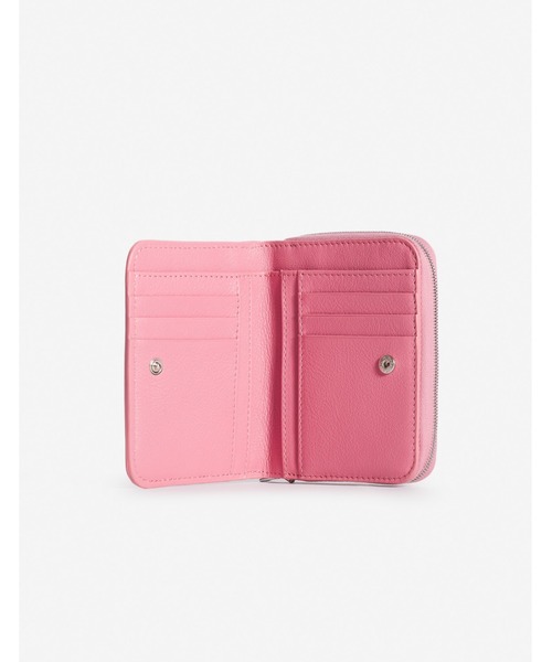 MAISON KITSUNÉ ピンク 二つ折り財布 MAISON KITSUNÉ ピンク 二つ折り財布