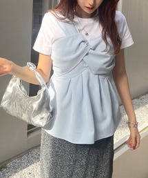 アシンメトリークロスビスチェ/キャミソール