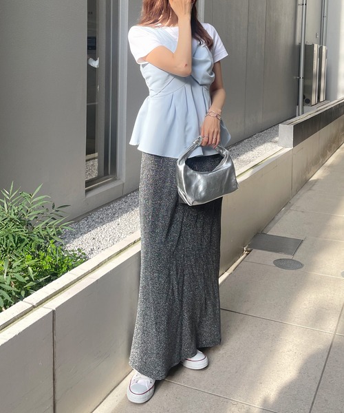 アシンメトリークロスビスチェ/キャミソール（キャミソール）｜Futier