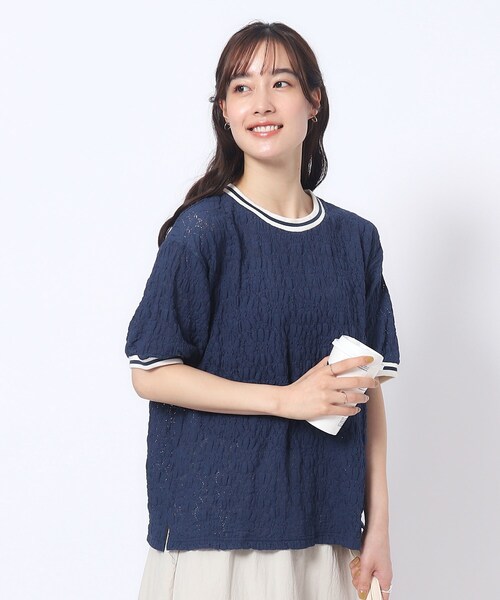 carlaレースカットソー BEARDSLEY tシャツ 裾レースカットソー レディース : ZOZOTOWN