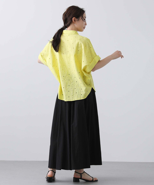 numph(ニンフ)の「Numph刺繍レースブラウス(シャツ/ブラウス・レディース・イエロー/オフホワイト・FREE)」の16枚目の写真