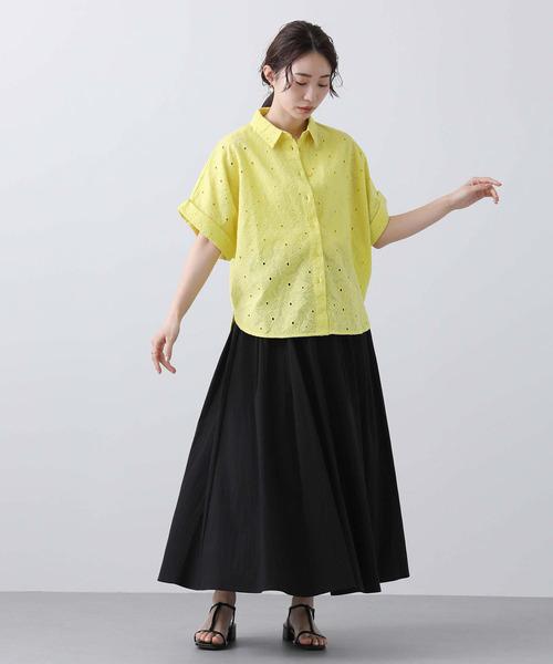 numph(ニンフ)の「Numph刺繍レースブラウス(シャツ/ブラウス・レディース・イエロー/オフホワイト・FREE)」の17枚目の写真