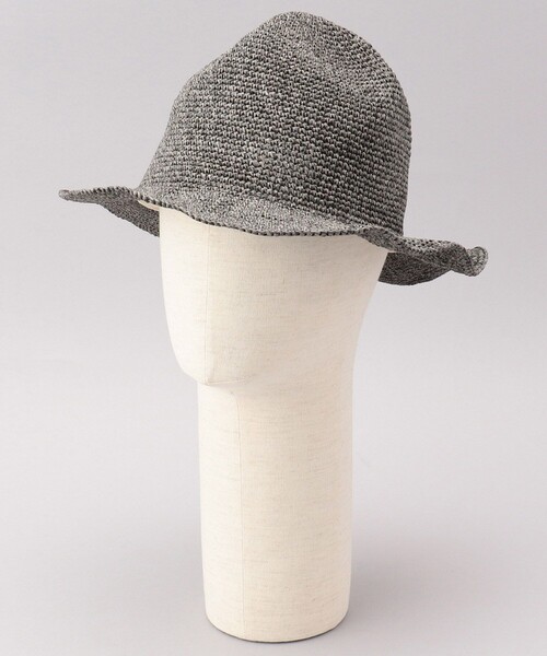 FREAK'S STORE(フリークスストア)の「PAPER CROCHE MT.HAT / ペーパークロシェマウンテンハット(ハット・メンズ・チャコールグレー/ホワイト・ONE SIZE)」の13枚目の写真