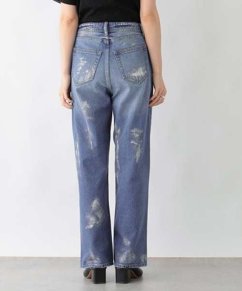 RAGEBLUE（レイジブルー）の「ラインストーン/箔プリント デザインデニムパンツ（デニムパンツ・レディース・ブルー系3/ブルー系2・FREE）」の10枚目の写真