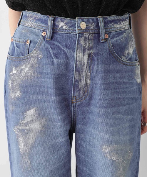 RAGEBLUE（レイジブルー）の「ラインストーン/箔プリント デザインデニムパンツ（デニムパンツ・レディース・ブルー系3/ブルー系2・FREE）」の11枚目の写真