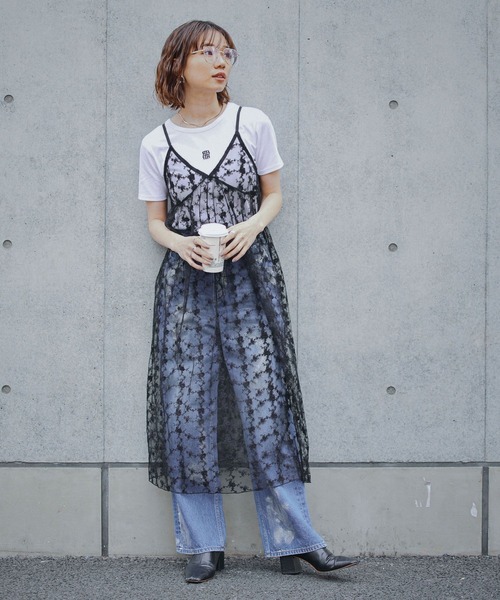 RAGEBLUE（レイジブルー）の「ラインストーン/箔プリント デザインデニムパンツ（デニムパンツ・レディース・ブルー系3/ブルー系2・FREE）」の18枚目の写真