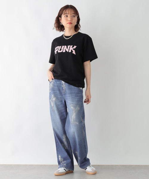 RAGEBLUE（レイジブルー）の「ラインストーン/箔プリント デザインデニムパンツ（デニムパンツ・レディース・ブルー系3/ブルー系2・FREE）」の19枚目の写真