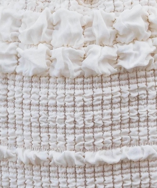 tiptop（ティップトップ）の「[WEB限定Sサイズあり]ダブルジップふくれジャガード前後2wayナロースカート（スカート・レディース・アイボリー/ブラック・S/M）」の13枚目の写真