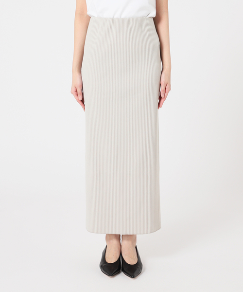 Noble（ノーブル）の「《追加》トタンテレコタイトスカート 14（スカート・レディース・ブルー/ライトグレー/モカ/ブラック・40/38/36）」の22枚目の写真