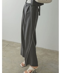 Re:EDIT | [2024 SUMMER COLLECTION][低身長/高身長サイズ有]ライトツイルパイピングカーブパンツ(その他パンツ)