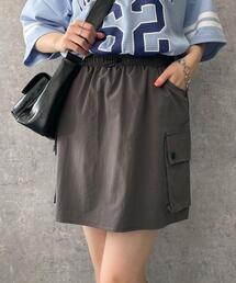 WOND（ウォンド）の「ナイロンカーゴミニスカート（スカート）」