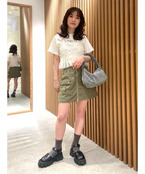 FREE'S MART（フリーズマート）の「◆ロゴＴシャツ（Tシャツ/カットソー・レディース・ネイビー/ピンク/ホワイト・FREE）」の11枚目の写真