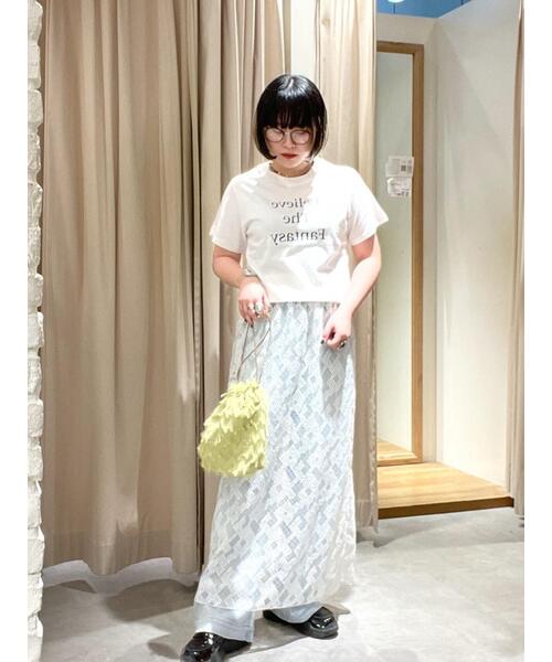 FREE'S MART（フリーズマート）の「◆ロゴＴシャツ（Tシャツ/カットソー・レディース・ネイビー/ピンク/ホワイト・FREE）」の12枚目の写真