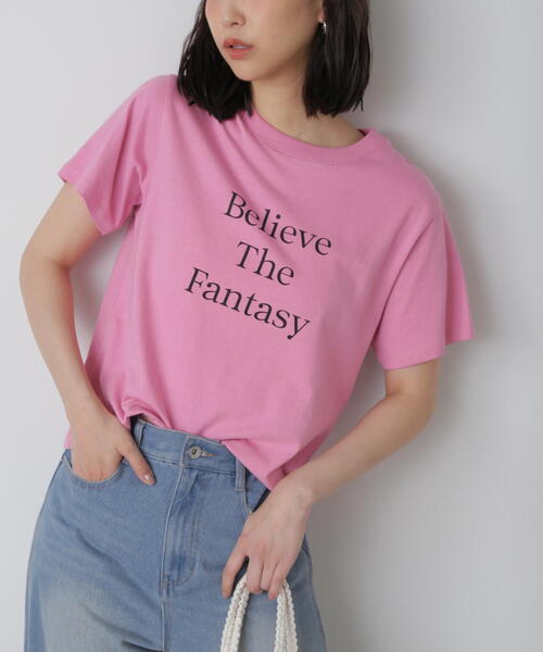 FREE'S MART（フリーズマート）の「◆ロゴＴシャツ（Tシャツ/カットソー・レディース・ネイビー/ピンク/ホワイト・FREE）」の14枚目の写真