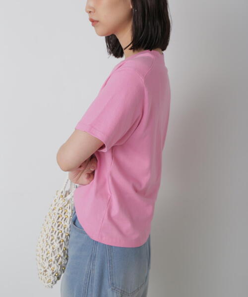 FREE'S MART（フリーズマート）の「◆ロゴＴシャツ（Tシャツ/カットソー・レディース・ネイビー/ピンク/ホワイト・FREE）」の4枚目の写真