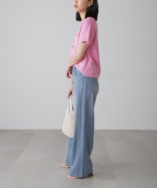 FREE'S MART（フリーズマート）の「◆ロゴＴシャツ（Tシャツ/カットソー・レディース・ネイビー/ピンク/ホワイト・FREE）」の8枚目の写真