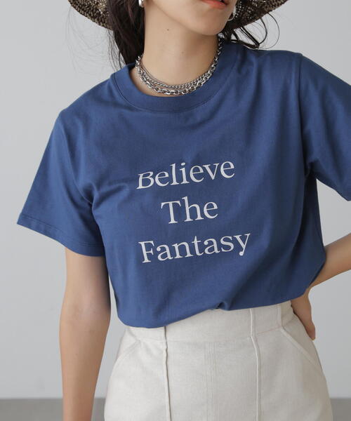 FREE'S MART（フリーズマート）の「◆ロゴＴシャツ（Tシャツ/カットソー・レディース・ネイビー/ピンク/ホワイト・FREE）」の3枚目の写真