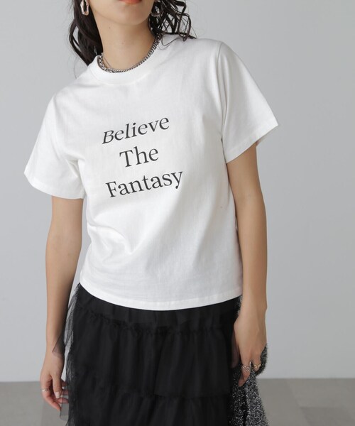 FREE'S MART（フリーズマート）の「◆ロゴＴシャツ（Tシャツ/カットソー・レディース・ネイビー/ピンク/ホワイト・FREE）」の2枚目の写真