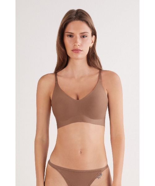 フラ　イプ&プイリ セール】マイクロファイバー Eri ブラトップ【ノンワイヤー・ホック