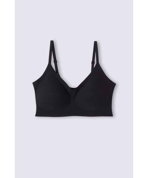 Intimissimi（インティミッシミ）の「マイクロファイバー Eri ブラトップ【ノンワイヤー・ホックなし・脇高・ウェアに響かない】（ブラジャー・レディース・キナリ/ベージュ/ブラック/ダークベージュ/モカ・L/XL/M/L/S/M/XS/S）」の18枚目の写真