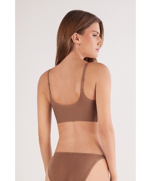 フラ　イプ&プイリ セール】マイクロファイバー Eri ブラトップ【ノンワイヤー・ホック