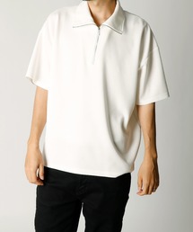 「INASTUDIOS SELECT」ダンボールニット ハーフジップ Tシャツ