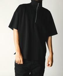 「INASTUDIOS SELECT」ダンボールニット ハーフジップ Tシャツ