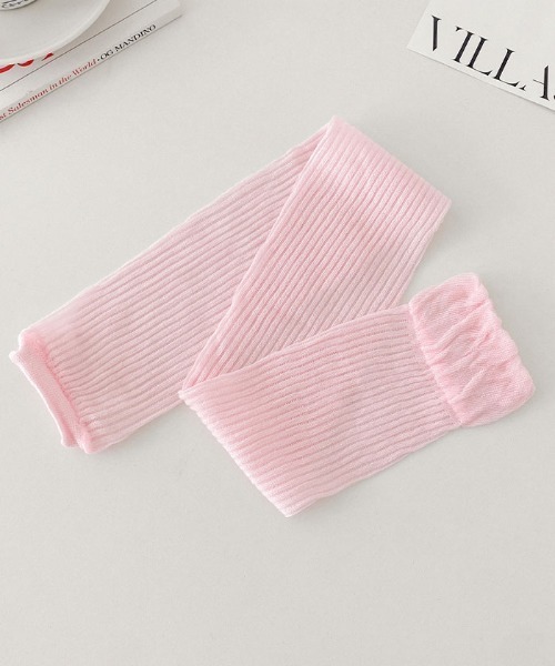 VIVID LADY（ビビッドレディー）の「シアーレグウォーマー ソックス バレエコア 全4色（ソックス/靴下・レディース・ホワイト/ピンク/ブラック/グレー・FREE）」の11枚目の写真